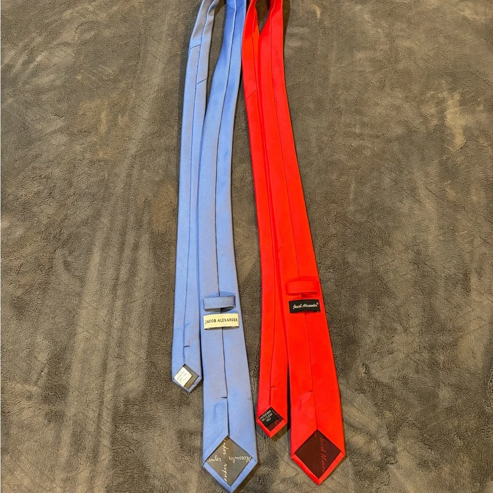 Kids' Red and Blue Ties Set